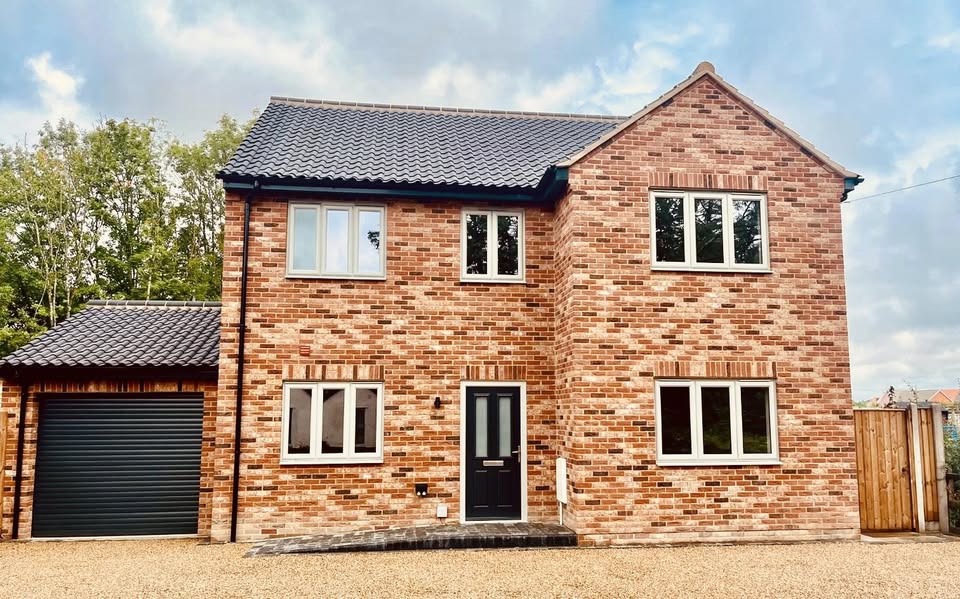 Red brick home featured on Strictly Brickwork's Facebook page